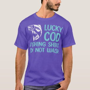 T-shirt Lucky Cod Pêche Qoute Pêcheur Design Poisson