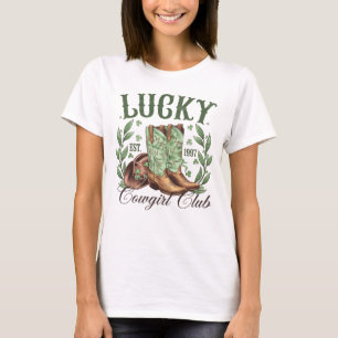 T-shirt Lucky Cowgirl Club Chemise