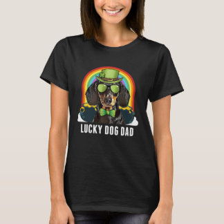 T-shirt Lucky Dachshund Dog Dad St Patricks Day