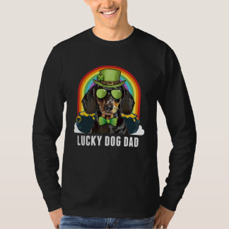 T-shirt Lucky Dachshund Dog Dad St Patricks Day