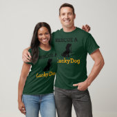 T-shirt Lucky Dog Secourt un Lucky Dog (Unisexe)