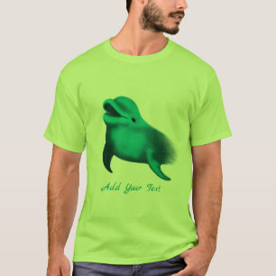 T-shirt Lucky Dolphin - Ajouter votre texte