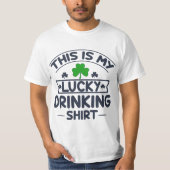 T-shirt Lucky Drinking  (Devant)