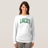 T-shirt Lucky du jour de St Patrick (Devant entier)