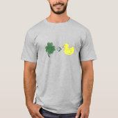 T-shirt Lucky Duck Shamrock Duckie St. Patrick's Day (Devant)