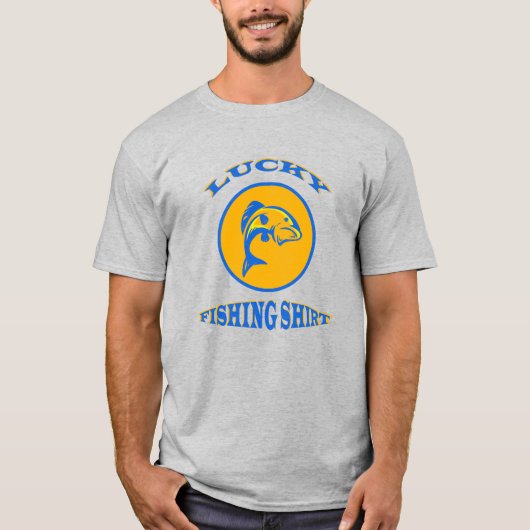 T-shirt Lucky Fishing Luck (Devant)