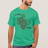 T-shirt Lucky Four Leaf Clover - Lucky Irish (Devant)