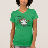 T-shirt Lucky Four Leaf Clover Sushi-cat chanceux maneki n (Devant)