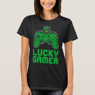 T-shirt Lucky Gamer Lucky Gamer Irish Gamer St patrick Da
