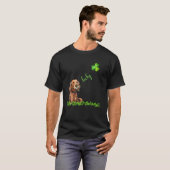T-shirt Lucky Irish Setter Chig Shamrock St Patrick's Day (Devant entier)