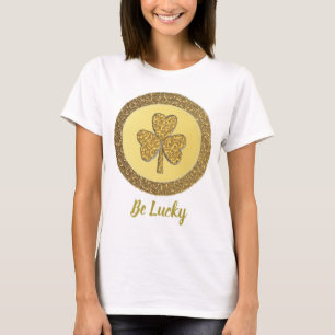 T-shirt Lucky Irish Shamrock Gold Coin personnalisé