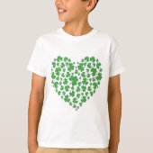 T-shirt Lucky Irish Shamrock Heart (Devant)