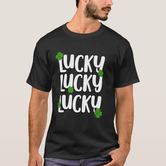 T-shirt Lucky - Jour de la Saint Patrick (Devant)