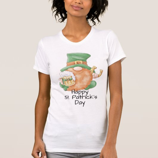 T-shirt Lucky Leprechaun Gnome (Devant)