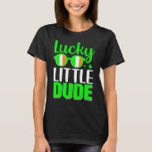 T-shirt Lucky Little Dude Leprechaun St Patrick's Day Sham (Devant)