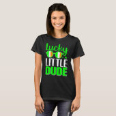 T-shirt Lucky Little Dude Leprechaun St Patrick's Day Sham (Devant entier)