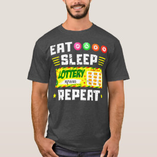 T-shirt Lucky Loterie Billet Lotto