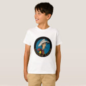 T-shirt Lucky Luke dessin animé cowboy en cercle (Devant entier)