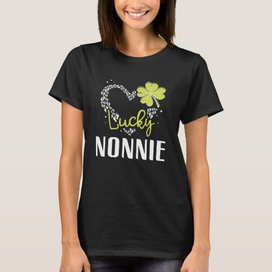 T-shirt Lucky Nonnie St Patricks Day womens (Devant)