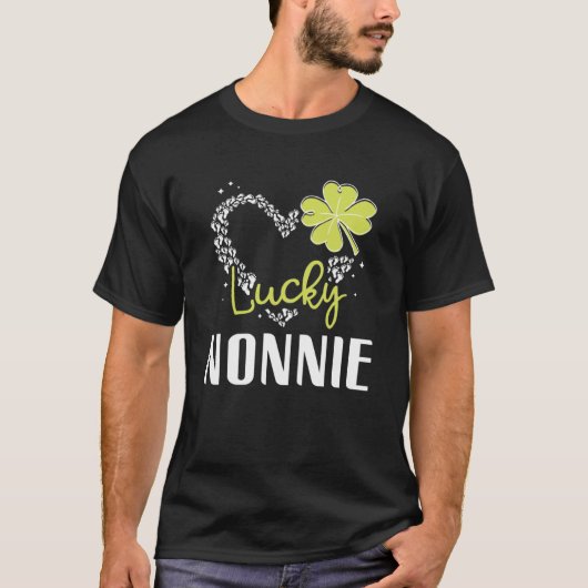 T-shirt Lucky Nonnie St Patricks Day womens (Devant)