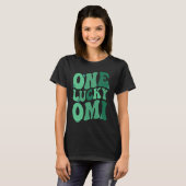 T-shirt Lucky Omi Grandmother St Patrick's Day Omi Grandma (Devant entier)