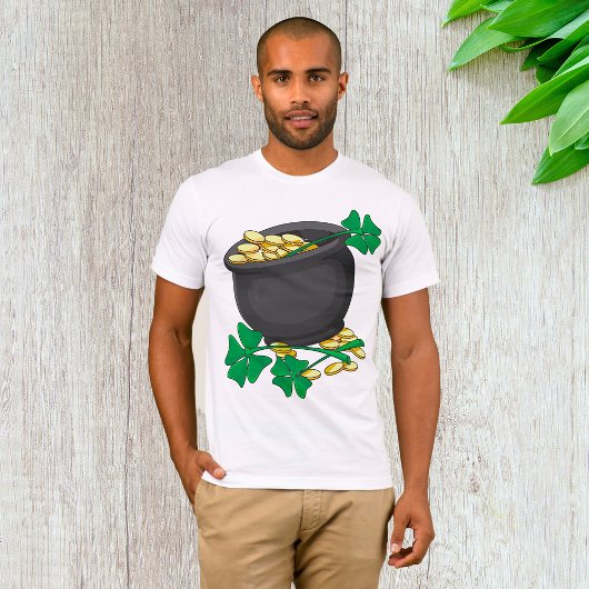 T-shirt Lucky Pot of Gold Mens