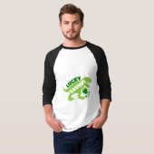T-shirt Lucky Saurus - Dino du jour de la Saint Patrick (Devant entier)
