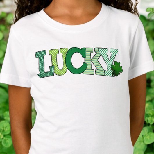 T-Shirt Lucky Shamrock St Patrick's Party
