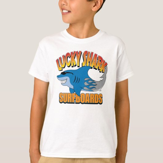 T-shirt Lucky Shark Surfboards (Devant)