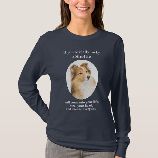 T-shirt Lucky Sheltie (Devant)