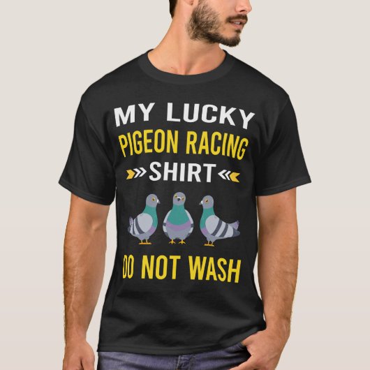 T-shirt Lucky Shirt Pigeon Racing (Devant)
