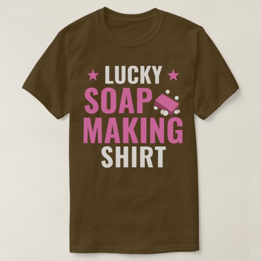 T-shirt Lucky Soap Fabriquant Drôle Soap Maker Soap (Design devant)