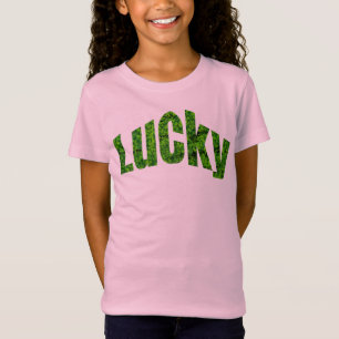 T-Shirt Lucky St. Patricks Day Filles Shamrocks