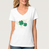 T-shirt Lucky 🍀 St. Patrick's Day Shamrock Clovers (Devant)