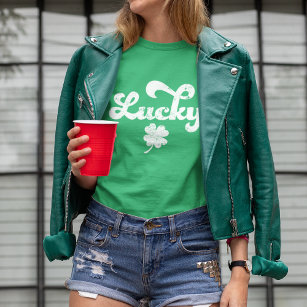 T-shirt Lucky   St Patrick's Day Vintage