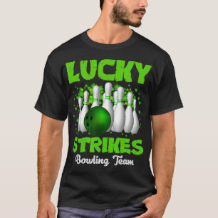 T-shirt Lucky Strikes Bowling Team Happy Patricks Day