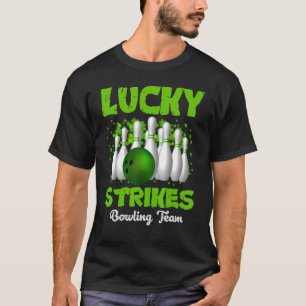 T-shirt Lucky Strikes Bowling Team Happy Patrick's Day 1