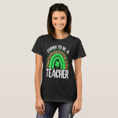 T-shirt Lucky To Be A Teacher Rainbow Teacher St Patricks  (Devant entier)