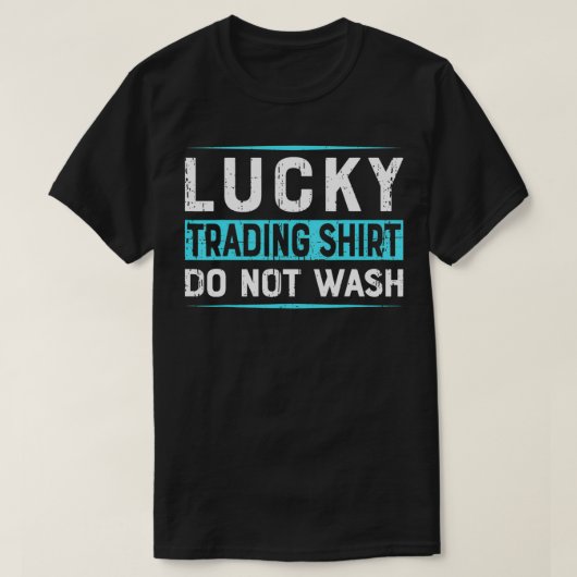 T-shirt Lucky Trading Tee Pour CryptoCurrency Coins Trader (Design devant)