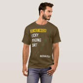 T-shirt Lucky Trading Tesla Stock Ne pas laver Bull (Devant entier)