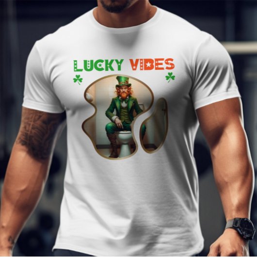 T-shirt Lucky Vibes - Irish Luck and Laughty