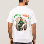 T-shirt Lucky Vibes - Irish Luck and Laughty (Dos)