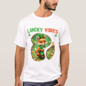 T-shirt Lucky Vibes - Pub irlandais Trivia Night (Devant)