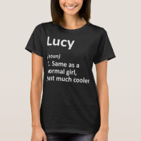 LUCY Définition Personnalized Nom Funny Birthday G