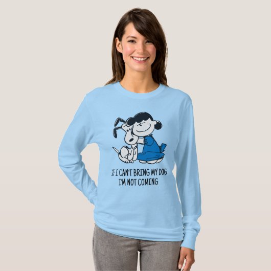 T-shirt Lucy Hugging Snoopy (Devant entier)