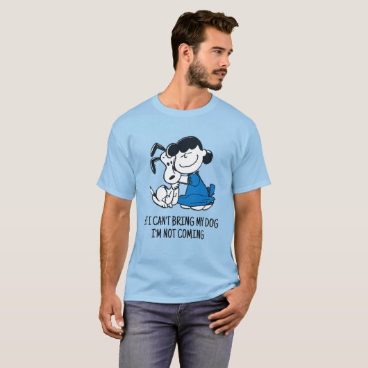T-shirt Lucy Hugging Snoopy (Devant entier)