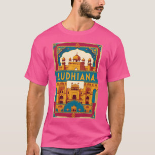 T-shirt Ludhiana Inde Tourisme Vintage voyage