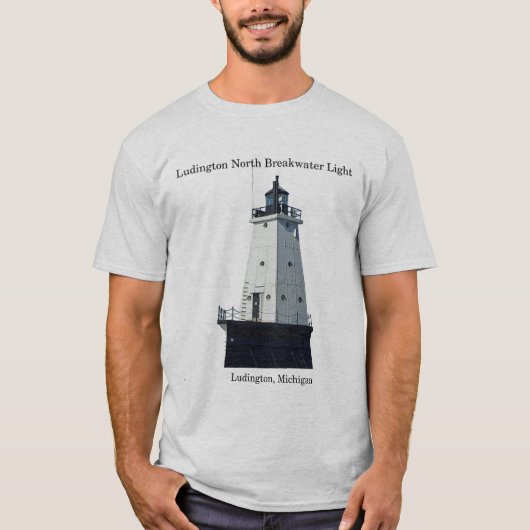 T-shirt Ludington North Breakwater Light shirt (Devant)
