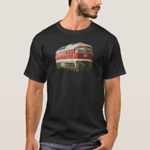 T-shirt Ludmilla Diesel Locomotive Est Allemand Br 130 Ret