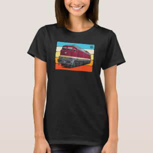 T-shirt Ludmilla Diesel-Locomotive Est Allemand BR 132 BR